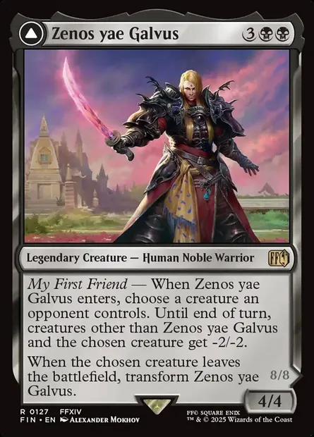 Zenos yae Galvus // Shinryu, Transcendent Rival, Magic card FIN 127 — Final Fantasy set