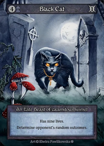 Black Cat, carte Sorcery GOT 036 — extension Gothic