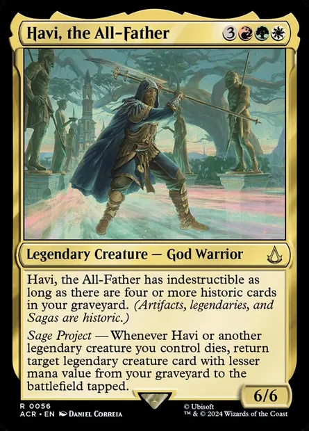 Havi, the All-Father, Magic card ACR 56 — Assassin's Creed set
