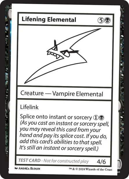 Lifening Elemental, Magic card MB2 547 — Mystery Booster 2 set