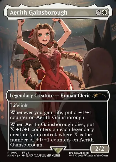 Aerith Gainsborough, carte Magic PPRO 2025-3 — extension Pro Tour Promos