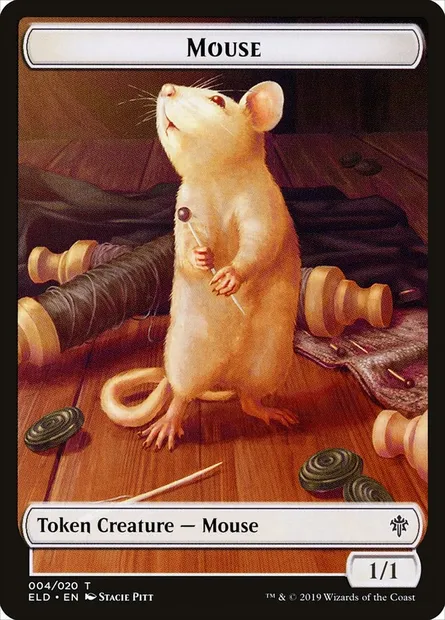 Mouse, Magic card TELD 4 — Throne of Eldraine Tokens set