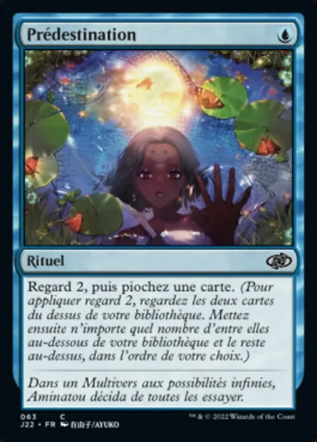 Prédestination, carte Magic J22 63 — extension Jumpstart 2022