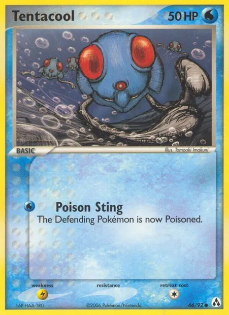 Tentacool, Pokémon card LM 66 — Legend Maker set
