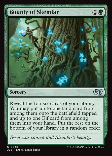 Bounty of Skemfar, Magic card J25 638 — Foundations Jumpstart set