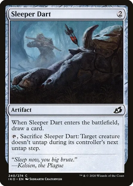 Sleeper Dart, Magic card IKO 240 — Ikoria: Lair of Behemoths set