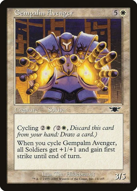Vengeur gemmepaume, carte Magic LGN 14 — extension Légions