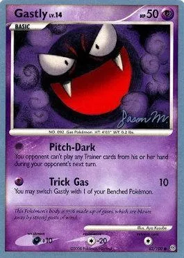 Gastly Lv.14, carte Pokémon WCD09 062 — extension World Championship Decks 2009