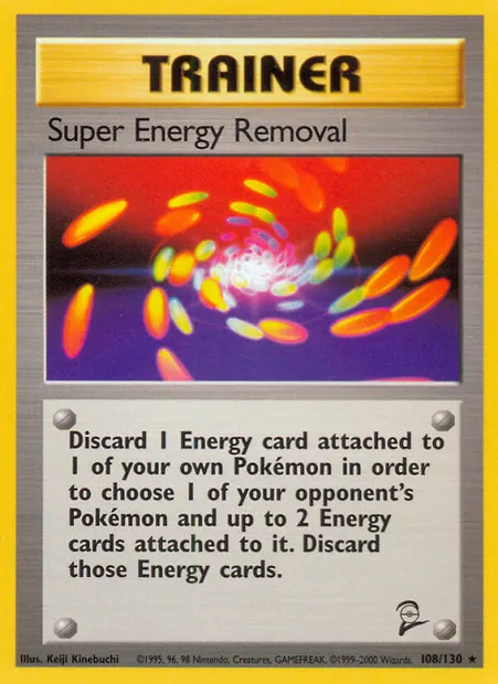 Double Suppression d'Énergie, carte Pokémon B2 108 — extension Base Set 2
