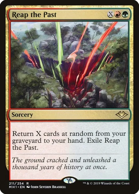 Reap the Past, Magic card MH1 211 — Modern Horizons set