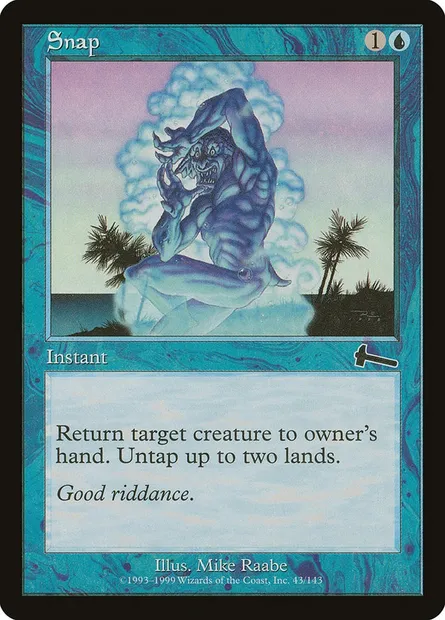 Snap, Magic card ULG 43 — Urza's Legacy set