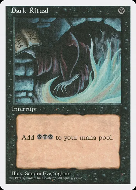 Messe noire, carte Magic 4ED 129 — extension Quatrième Edition