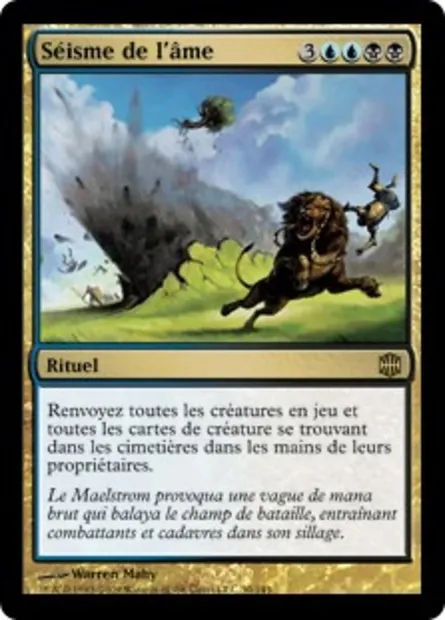 Séisme de l'âme, carte Magic ARB 30 — extension La Renaissance d'Alara