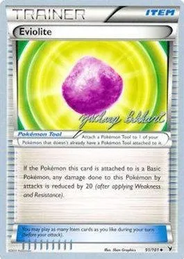 Eviolite, Pokémon card WCD12 091-3 — World Championship Decks 2012 set