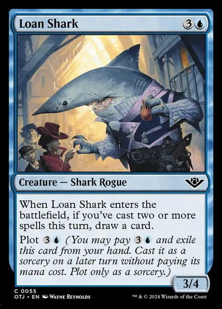 Loan Shark, Magic card OTJ 55 — Outlaws of Thunder Junction set