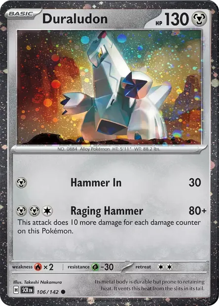 Duralugon, carte Pokémon TDX 106-2 — extension Theme Deck & Blisters Exclusives