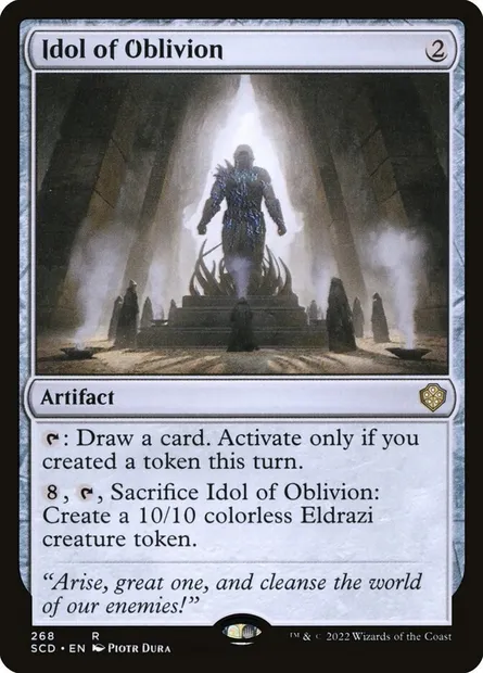 Idole de l'oubli, carte Magic SCD 268 — extension Starter Commander Decks