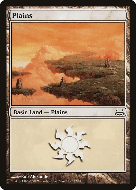 Plaine, carte Magic DDC 27 — extension Duel Decks: Divine vs. Demonic