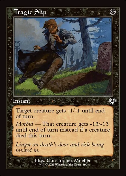 Tragic Slip, Magic card INR 390 — Innistrad Remastered set