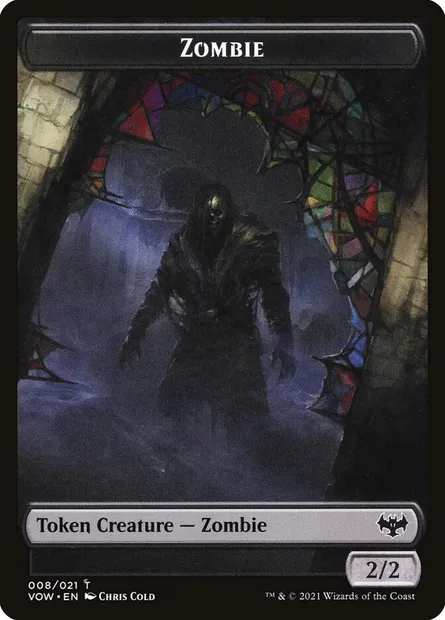 Zombie, Magic card TVOW 8 — Innistrad: Crimson Vow Tokens set