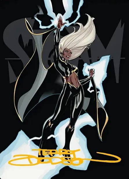 Storm, Windrider // Storm, Windrider, Magic card AMSH 30 — Marvel Super Heroes Art Series set