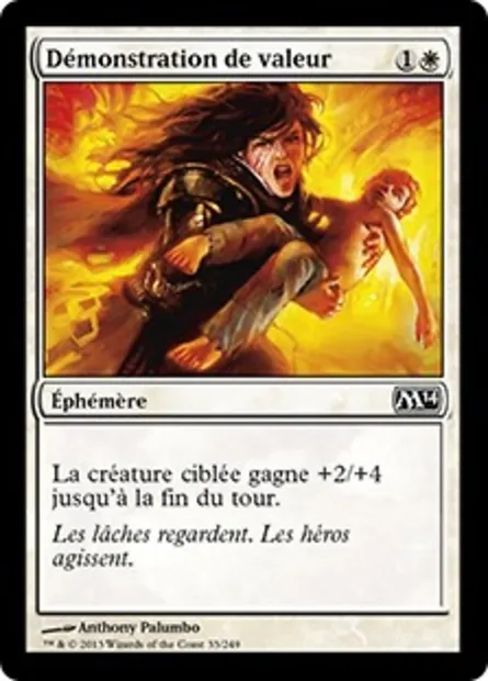 Démonstration de valeur, carte Magic M14 33 — extension Magic 2014