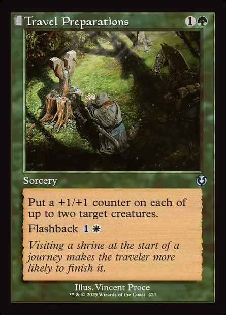 Travel Preparations, Magic card INR 421 — Innistrad Remastered set