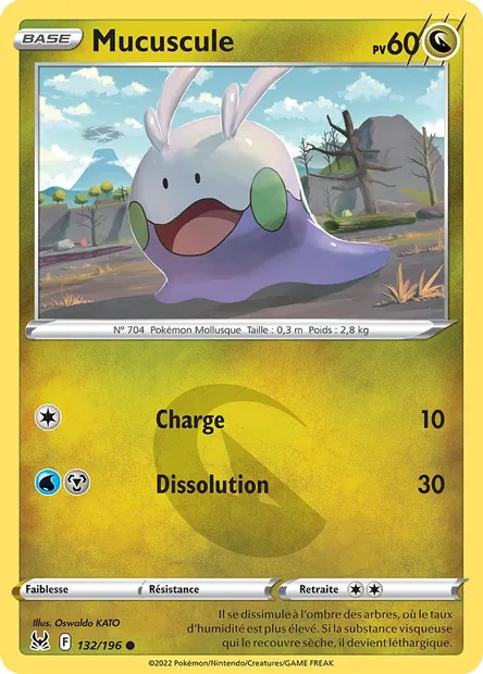 Mucuscule, carte Pokémon LOR 132 — extension Origine Perdue
