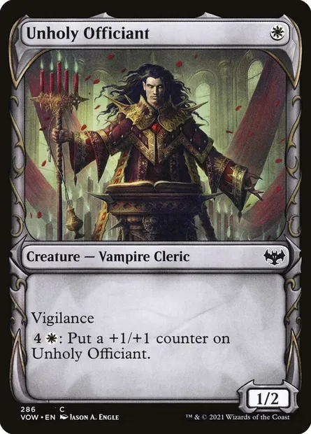 Unholy Officiant, Magic card VOW 286 — Innistrad: Crimson Vow set