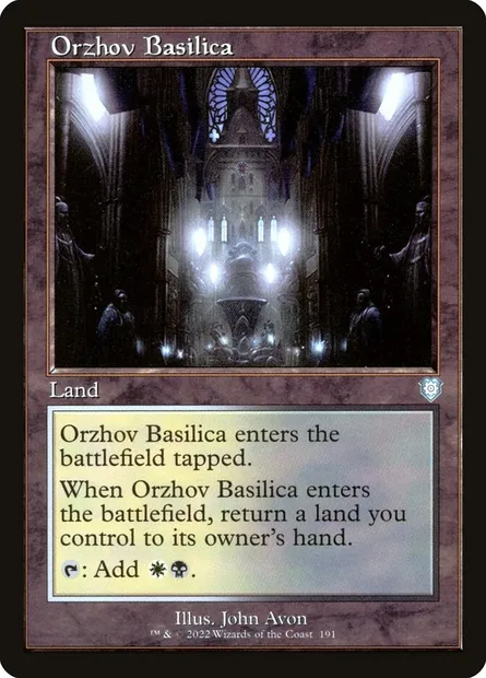 Orzhov Basilica, Magic card BRC 191 — The Brothers' War Commander set
