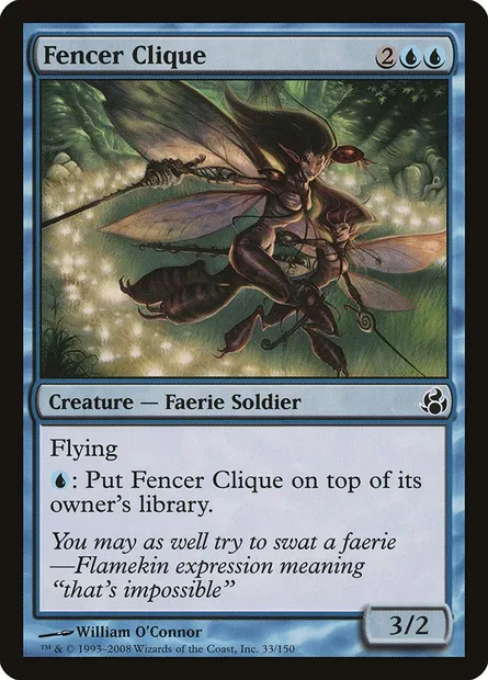 Fencer Clique, Magic card MOR 33 — Morningtide set