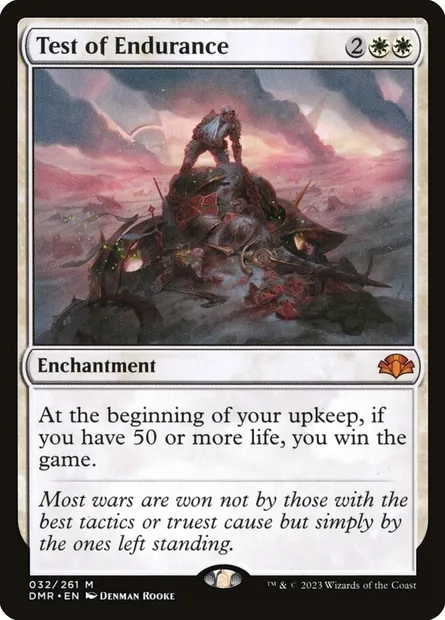 Test of Endurance, Magic card DMR 32 — Dominaria Remastered set