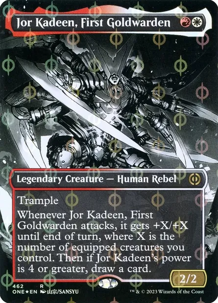Jor Kadeen, First Goldwarden, Magic card ONE 462 — Phyrexia: All Will Be One set