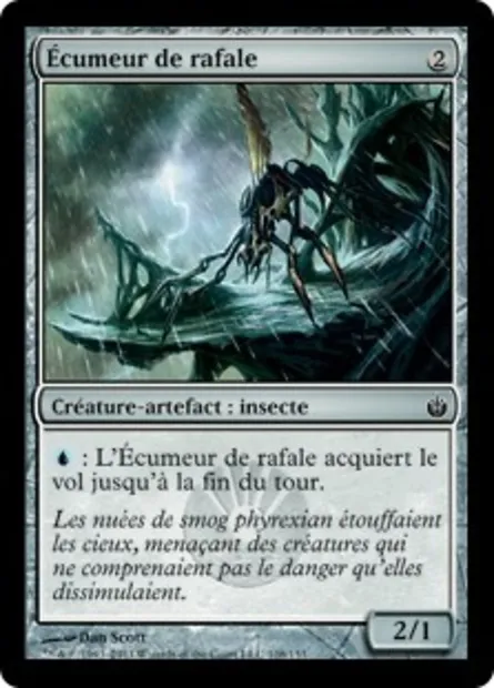 Écumeur de rafale, carte Magic MBS 108 — extension Mirrodin assiégé