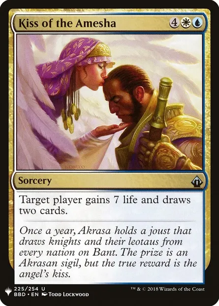 Baiser de l'Amesha, carte Magic PLST BBD-225 — extension The List