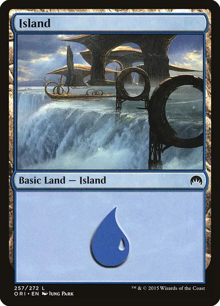 Island, Magic card ORI 257 — Magic Origins set