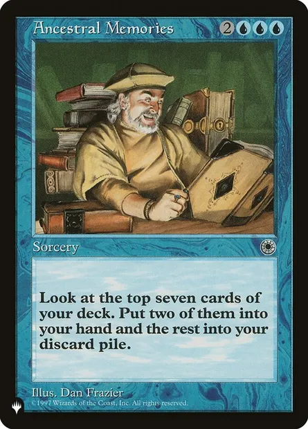 Ancestral Memories, Magic card PLST POR-40 — The List set