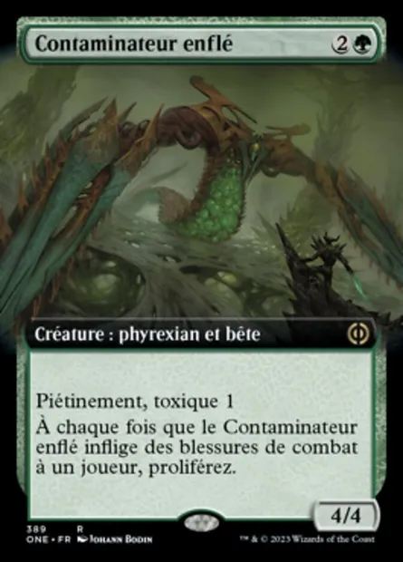 Contaminateur enflé, carte Magic ONE 389 — extension Tous Phyrexians