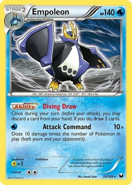 Pingoléon, carte Pokémon TDX 029-2 — extension Theme Deck & Blisters Exclusives