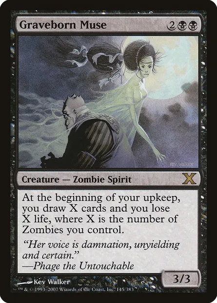 Graveborn Muse, Magic card 10E 145 — Tenth Edition set