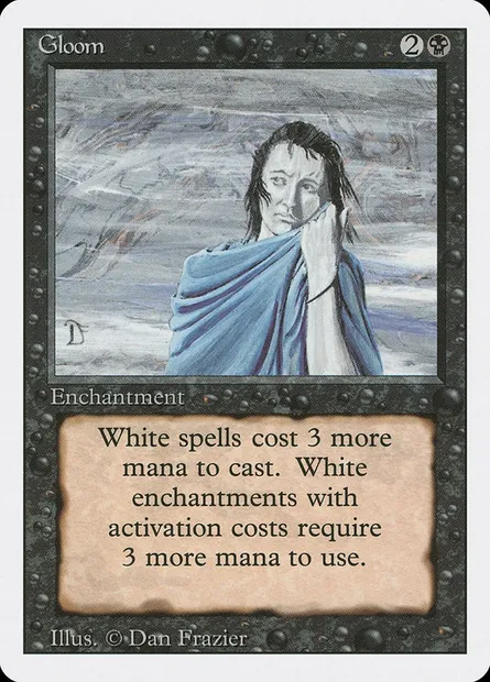 Langueur, carte Magic 3ED 113 — extension Revised Edition