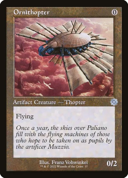 Ornithopter, Magic card BRR 37 — The Brothers' War Retro Artifacts set