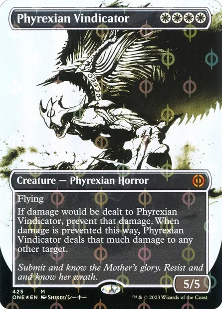 Phyrexian Vindicator, Magic card ONE 425 — Phyrexia: All Will Be One set