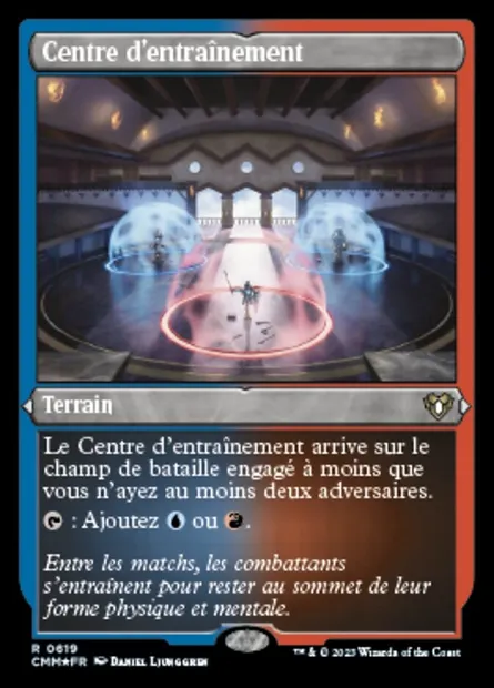 Centre d'entraînement, carte Magic CMM 619 — extension Commander Masters