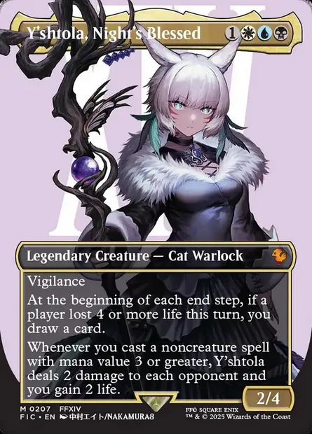 Y'shtola, Night's Blessed, Magic card FIC 207 — Final Fantasy Commander set