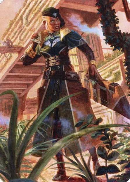 Vivien on the Hunt // Vivien on the Hunt, Magic card ASNC 22 — New Capenna Art Series set