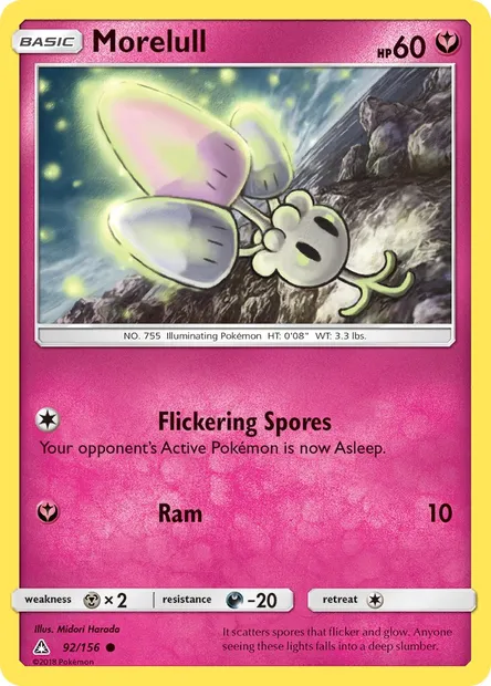 Morelull, Pokémon card UPR 92 — Ultra Prism set