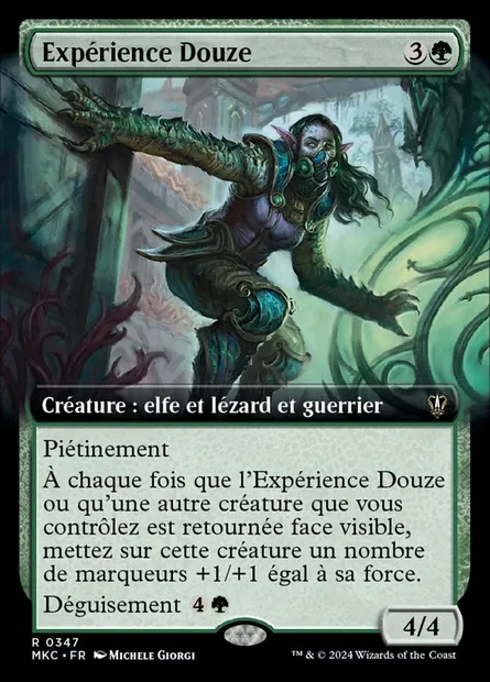 Expérience Douze, carte Magic MKC 347 — extension Murders at Karlov Manor Commander