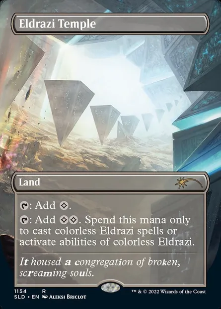 Temple eldrazi, carte Magic SLD 1154 — extension Secret Lair Drop