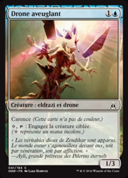 Drone aveuglant, carte Magic OGW 41 — extension Le serment des Sentinelles